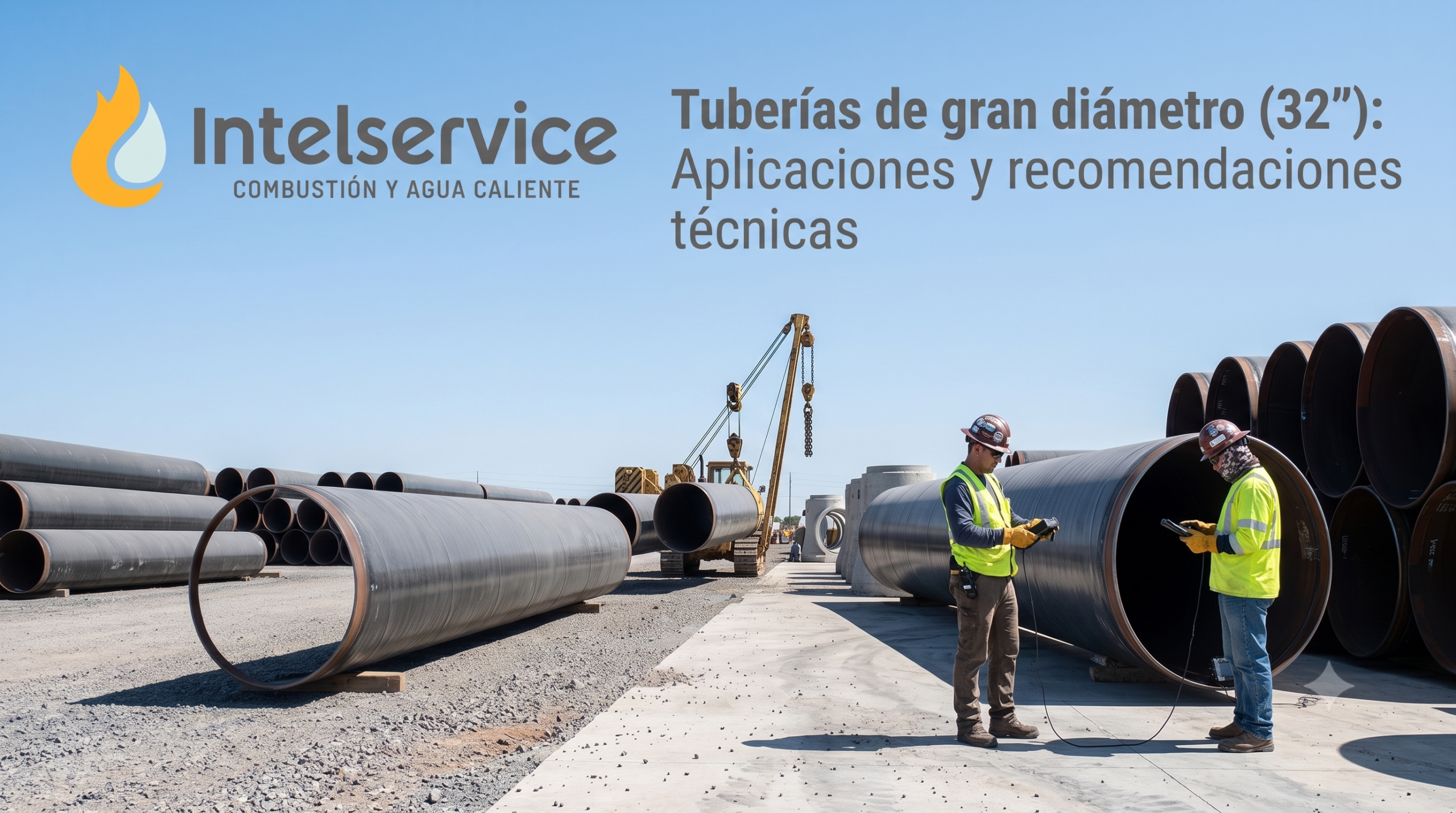 Tuberías de gran diámetro (32”): Aplicaciones y recomendaciones técnicas
