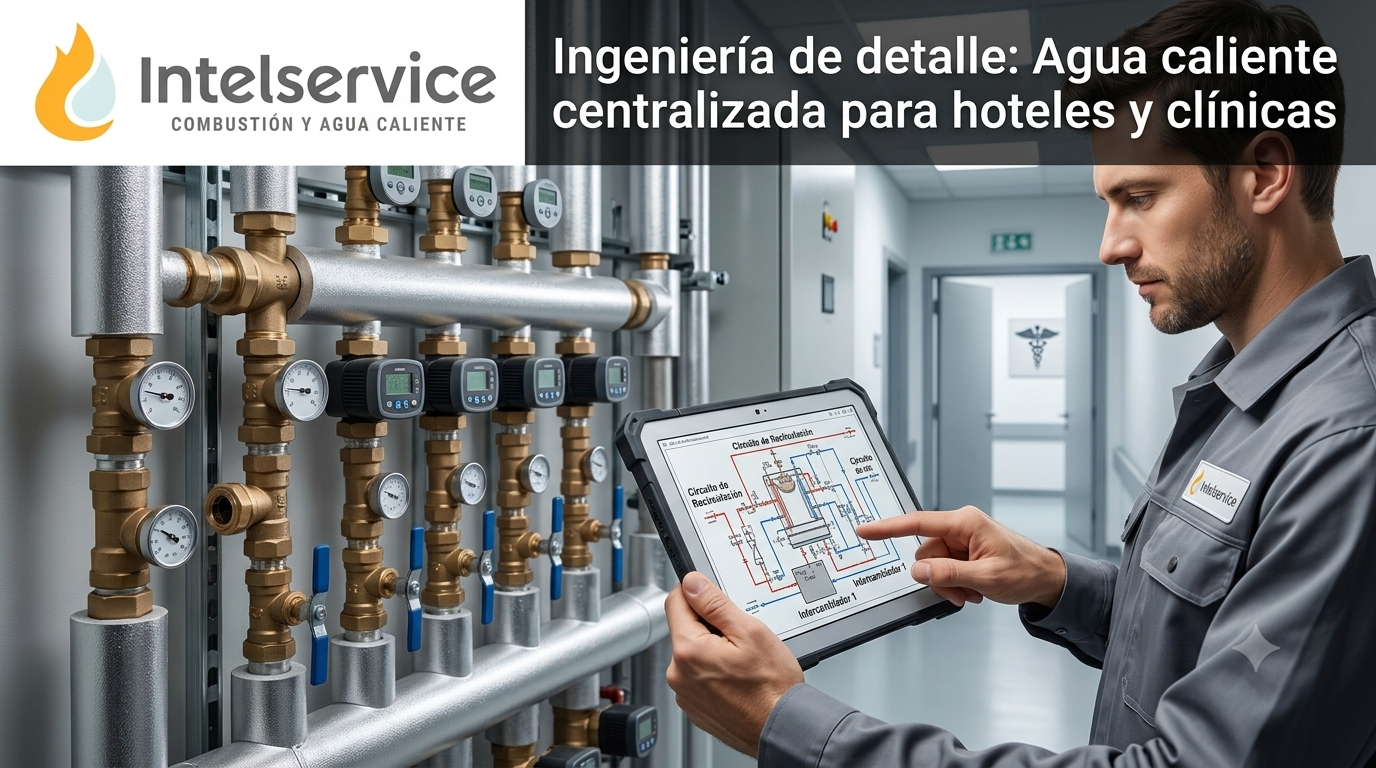 Ingeniería de detalle: Agua caliente centralizada para hoteles y clínicas